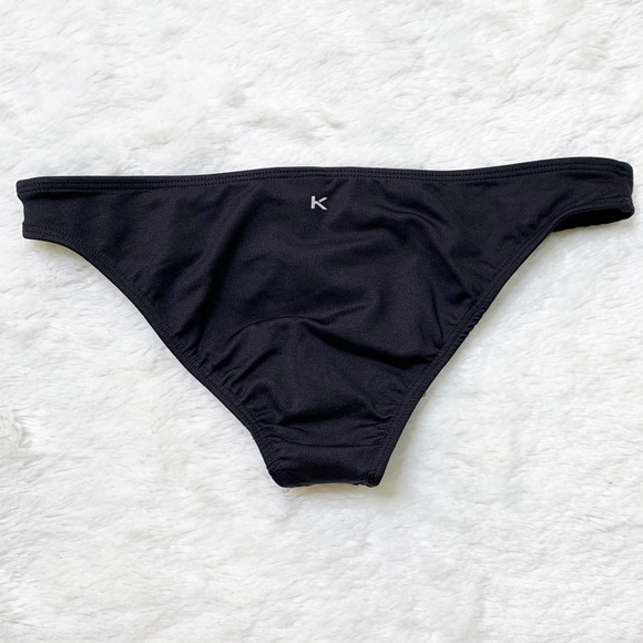 Koral Swim Black Low Rise Bikini Bottoms - Picture 2 of 5